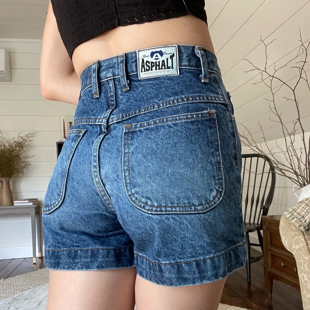 High Waisted Denim Shorts